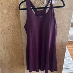Wine colored tennis dress